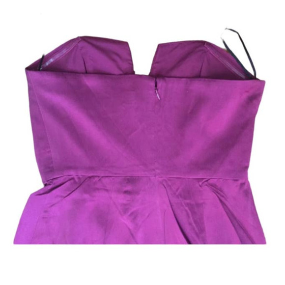 YUMI Kim Bombshell Silk Strapless Maxi Dress in Burgundy Size XS Wedding Season - Picture 12 of 13